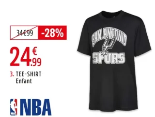 Tee-shirt graphic Spurs enfant NBA
