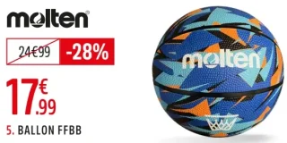 Ballon de basketball FFBB 26 Molten