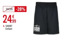 Short Spurs enfant NBA