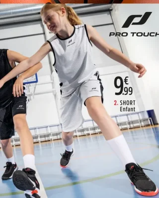 Short de basketball enfant Pro Touch