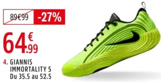Chaussures de basketball Giannis Immortality 5 Adulte Nike