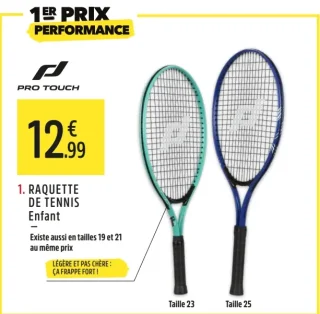 RAQUETTE DE TENNIS Enfant PRO TOUCH