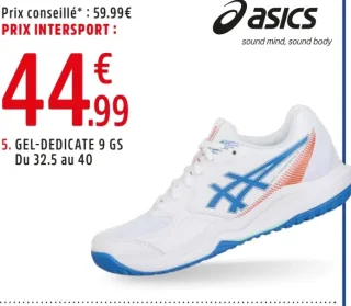 CHAUSSURES DE TENNIS GEL-DEDICATE 9 GS ENFANT ASICS