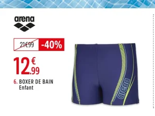 Boxer de bain enfant Arena