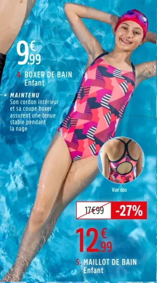 Maillot de bain 1 pièce Esmee IV enfant Energetics