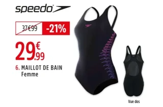 Maillot de bain 1 pièce Placement Muscleback Femme Speedo