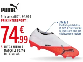 Chaussures moulées Puma Ultra Nitro 7 Match LL FG/AG Adulte