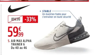 CHAUSSURES DE TRAINING AIR MAX ALPHA TRAINER 6 ADULTE - NIKE