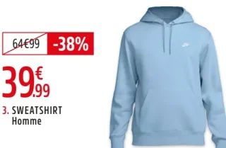 SWEATSHIRT À CAPUCHE CLUB HOMME - NIKE