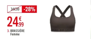 Brassière de training Armour® Mid Crossback femme Under Armour