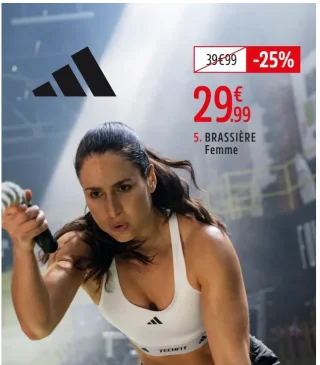 Brassière de training Techfit femme Adidas