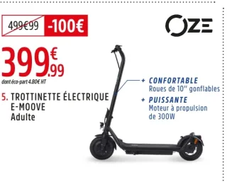 TROTTINETTE ÉLECTRIQUE E-MOOVE ADULTE - OZE