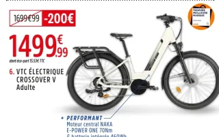 VTC ÉLECTRIQUE CROSSOVER V ADULTE - NAKAMURA