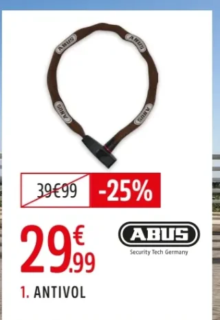 ANTIVOL CATENA 85CM - ABUS