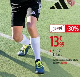 Short de football Tiro 26 League Adidas Enfant