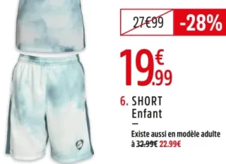 Short de football Academy+ Dri-Fit Nike Enfant