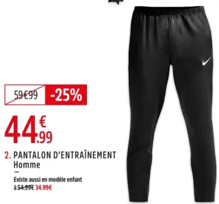 Pantalon d'entraînement homme Nike Strike