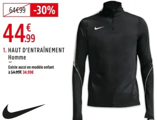 Haut d'entraînement homme Nike Strike