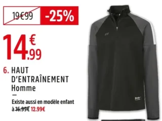 Haut d'entraînement de football Speedlite VI Homme Pro Touch