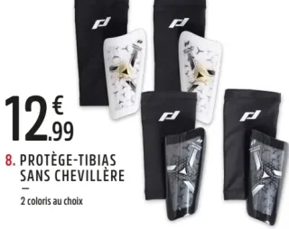 Protège-tibias sans chevillère Force 1000X HS Lite Pro Touch