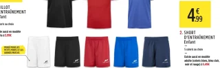 Short d'entraînement de football Basic - Pro Touch