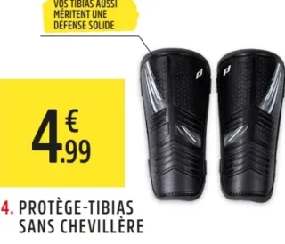 Protège-tibias sans chevillère Force 30 HS Pro Touch