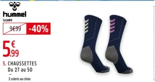 Chaussettes de handball Hummel