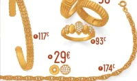 7. bracelet en plaqué or, doré à l'or fin, 19 cm