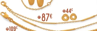 Bracelet en plaqué or, doré à l'or fin Le Manège à Bijoux