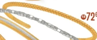 Le Manège à Bijoux E.Leclerc Bracelet jonc en plaqué or, diamètre petit modèle (18)