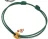 Promo Bracelet en acier doré et cordon
