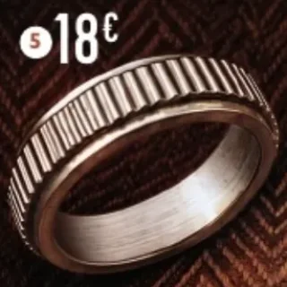 Bague en acier, taille 62
