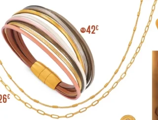 Collier en laiton doré le manège à bijoux