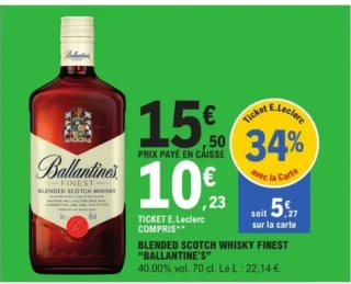 Blended Scotch Whisky Finest "Ballantine's"