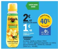 Déodorant compressé Ushuaïa