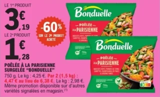 POÊLÉE À LA PARISIENNE SURGELÉE "BONDUELLE"
