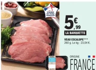 Veau escalope