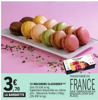 12 macarons classiques