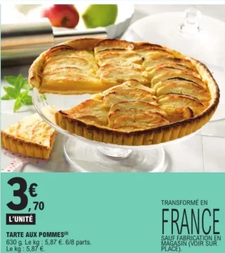 Tarte aux pommes