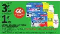 Actimel Original Goût Fraise Danone