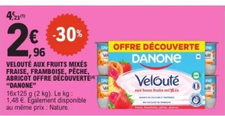 Velouté Aux Fruits Mixés Danone