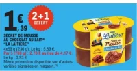 Secret de Mousse au Chocolat au Lait La Laitière