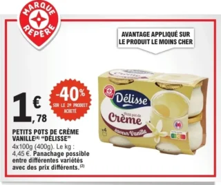 Petits Pots de Crème Vanille Délisse