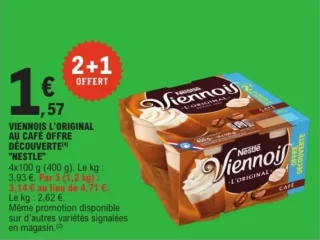 Viennois l'Original au Café Offre Découverte Nestlé