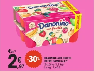 Danonino aux Fruits Offre Familiale Danone