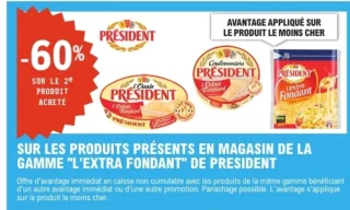 Gamme L'Extra Fondant de Président