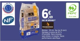 Sac de bûches Woodstock