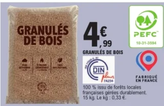 Granulés de bois
