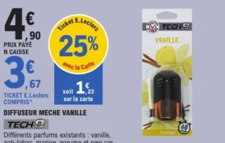 Diffuseur mèche vanille Tech9