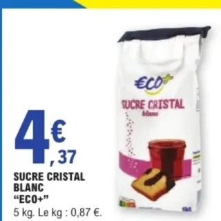 Sucre cristal blanc ECO+